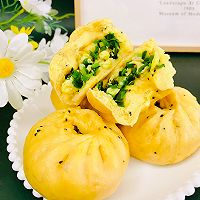 火龙果韭菜鸡蛋包子的做法图解22