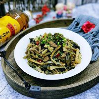 雪笋炒肉丝#金龙鱼外婆乡小榨菜籽油，我要上春碗#的做法图解14