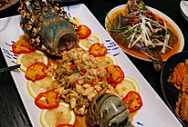 姜蒜锦绣龙虾的做法
