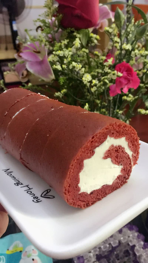 红丝绒蛋糕卷9L迷你烤箱版
