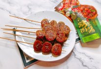 #大喜大欢喜烧烤店#香烤素鸡串的做法