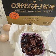 #未来航天员-健康吃蛋#蓝莓巧克力蛋奶烤吐司