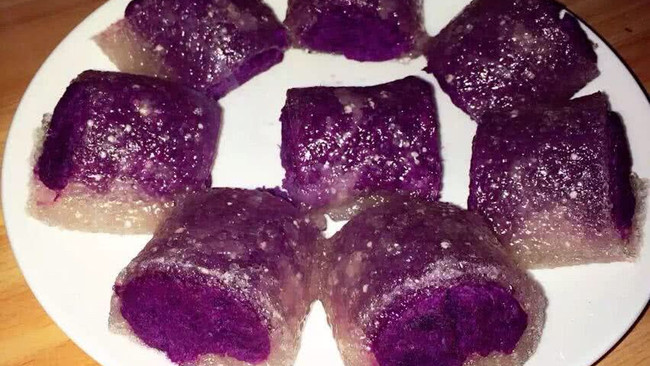 水晶紫薯卷 超级无敌Q喔～的做法