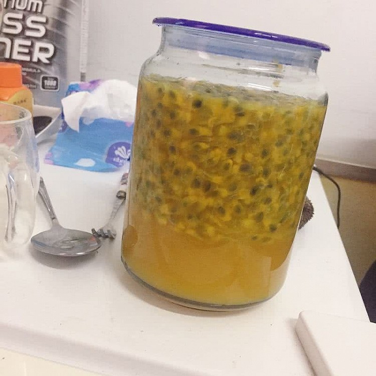 百香果蜜的做法