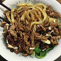 干拌手工面的做法图解1
