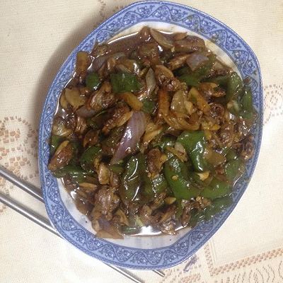 爆炒花甲肉