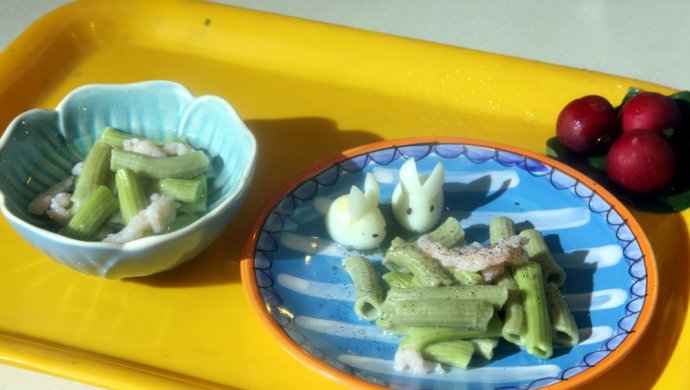 翡翠虾仁面
