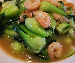 #米饭最强CP#虾仁扒油菜的做法