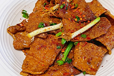 香煎牛皮豆干