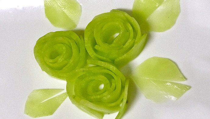 莴苣花-简单盘饰