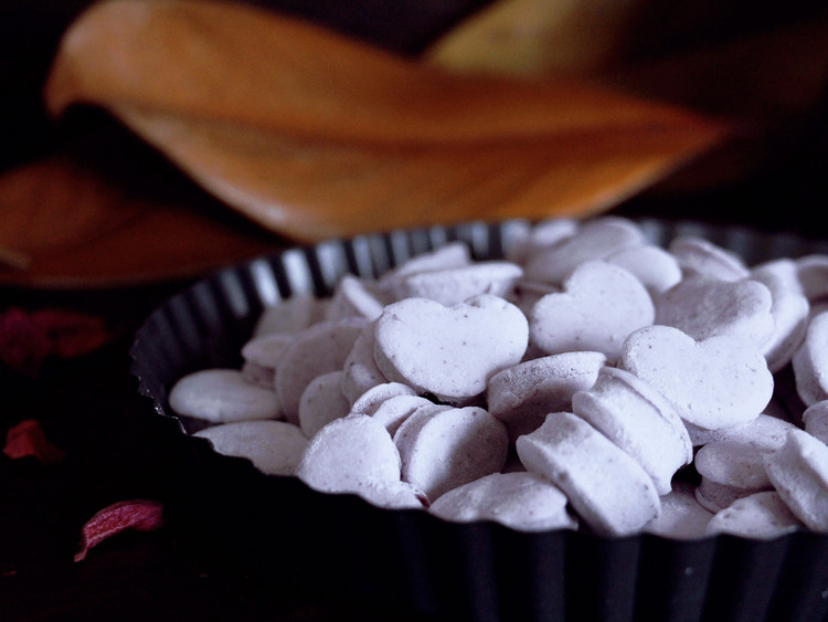 蓝莓爱心棉花糖的做法