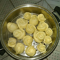 炼乳玫瑰花馒头的做法图解10