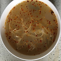 金针菇木耳火腿汤的做法图解4