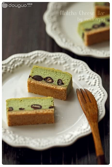 抹茶红豆芝士蛋糕