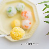 三色芝心饭团的做法图解12