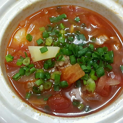 【宿舍食谱】之【蕃茄土豆炖牛腩】