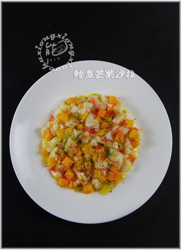 快手西餐《鳕鱼芒果沙拉》