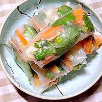 越南春卷（1-2人份）#极速早餐#的做法图解7