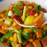 #刘畊宏女孩减脂饮食#宫保杏鲍菇的做法图解13