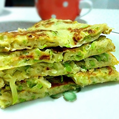 西葫芦蛋饼~快手早餐