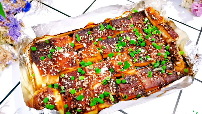 孜然烤豆腐～好吃会上瘾