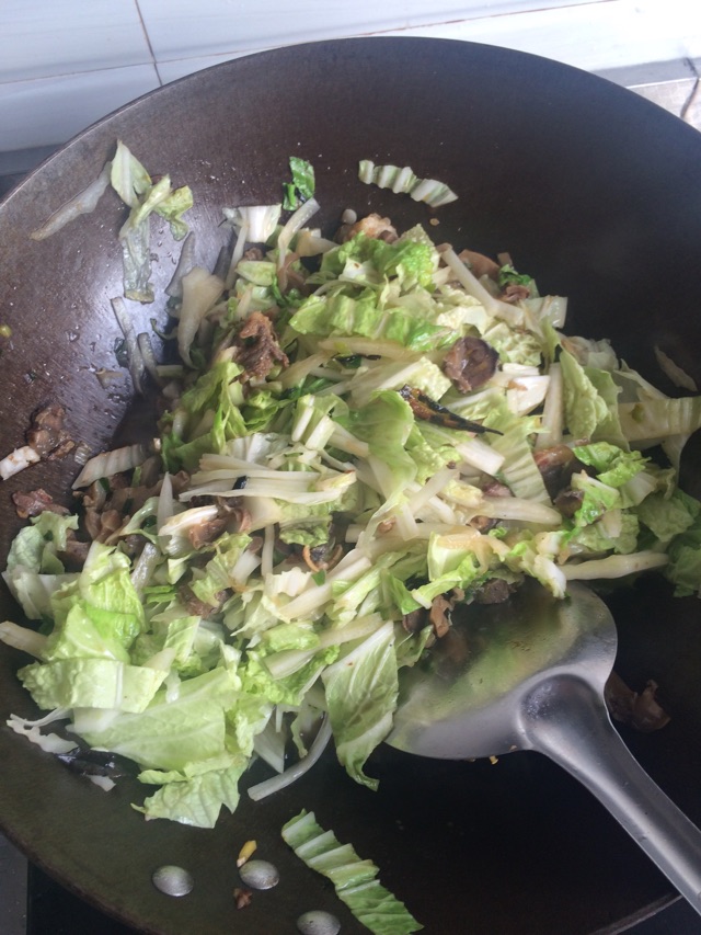 羊肉白菜骨汤面的做法图解5