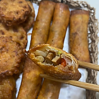 炸春卷的做法图解12