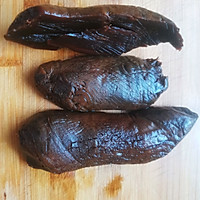 鲍鱼炒咸菜的做法图解2