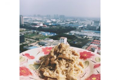 减肥餐之鸡丝金针菇