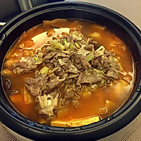 韩国泡菜牛肉锅的做法图解4