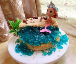 人鱼公主蛋糕—小人鱼公主的遐想的做法