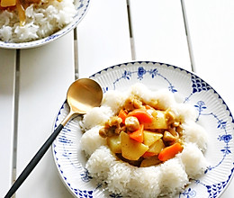 咖喱鸡肉饭的做法