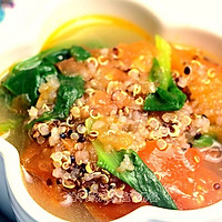 藜麦青菜番茄汤的做法图解5