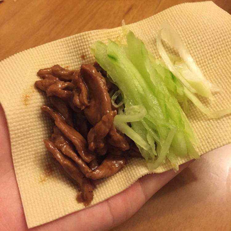 京酱肉丝（三人食）的做法