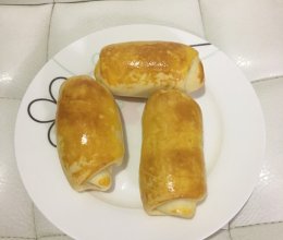 肉松火腿面包的做法