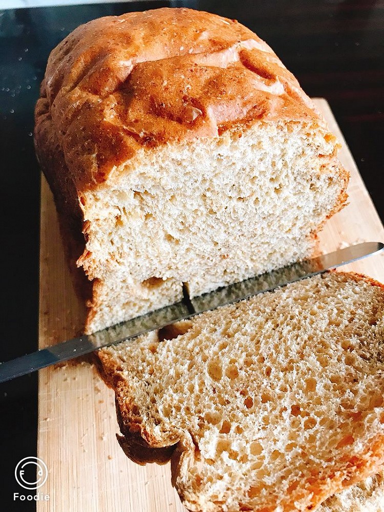 面包机版红糖全麦面包的做法