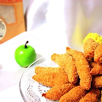 燕麦糊鸡肉条的做法图解4