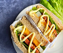 #吃出健康，解决假胖#三明治的做法