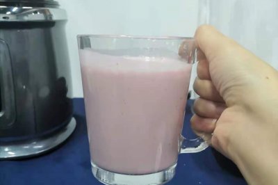夏日特饮-草莓奶昔 惠而浦破壁机