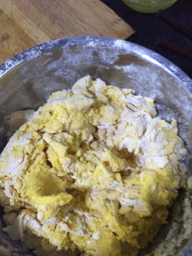 南瓜玉米面窝窝头（含馅料）的做法图解2