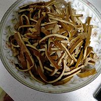 豆干炒肉的做法图解4