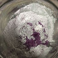 拍饼子，烙锅边---紫薯换个法子吃的做法图解2