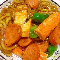 #巨下饭的家常菜#青椒火腿土豆粉的做法图解6