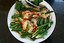 菌油凉面的做法