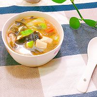 清淡～番茄味增汤的做法图解9