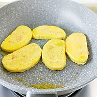 白糖蛋煎馒头片的做法图解9