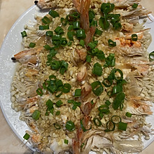 金针菇蒜蓉虾