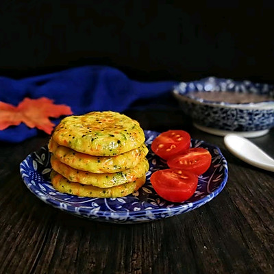 胡萝卜西兰花鳕鱼饼