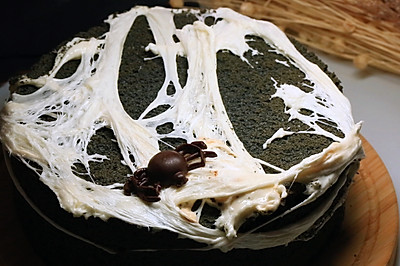 万圣节蜘蛛蛋糕—迷迭香
