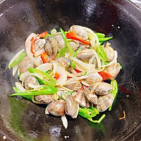 #年夜饭菜谱#清炒花蛤的做法图解9
